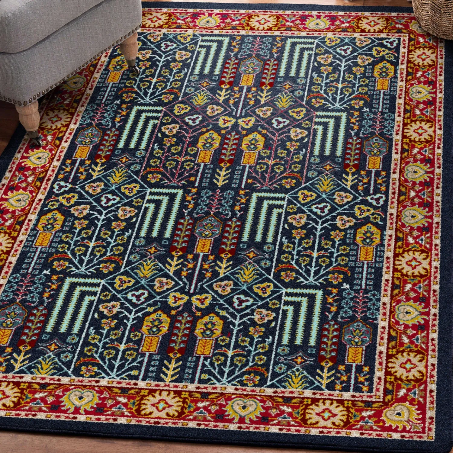 Plow & Hearth Area Rugs>Mount Joy Area Rug With EnduraStran Construction, 5' x 8'