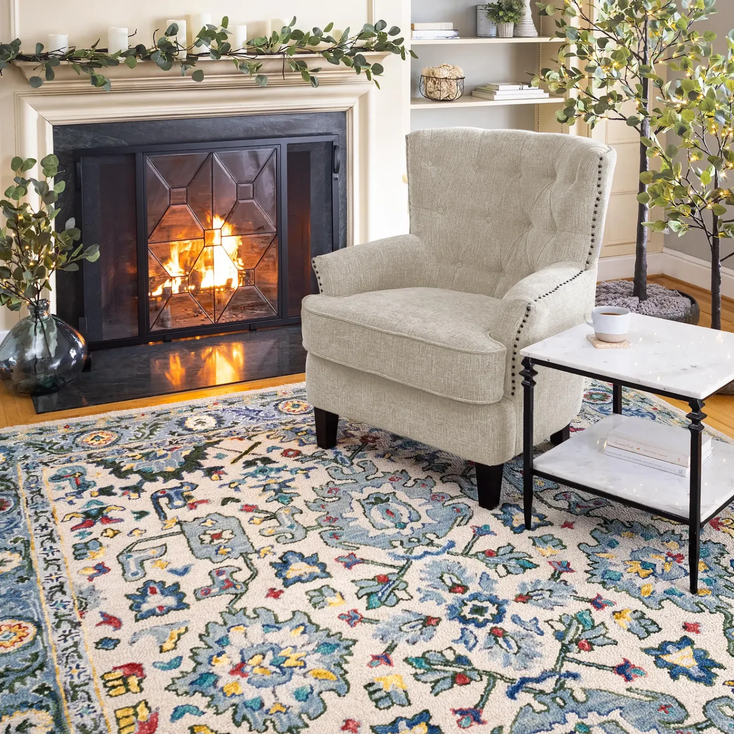 Plow & Hearth Area Rugs>Mountain Run Rug, 7'9" x 10'