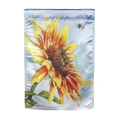 Plow & Hearth Garden Flags>New Morning Sunflower Lustre Garden Flag