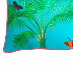 Plow & Hearth Decorative Pillows>New York Botanical Garden® Tropical Palm Pillow