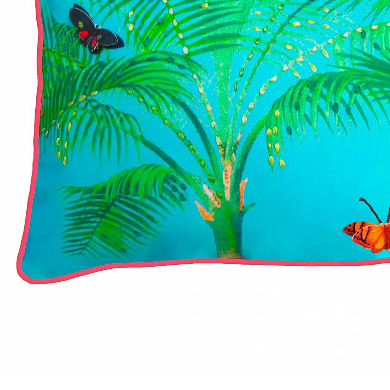 Plow & Hearth Decorative Pillows>New York Botanical Garden® Tropical Palm Pillow
