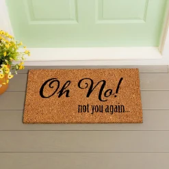 Plow & Hearth Coir Mats>Oh No! Coir Mat