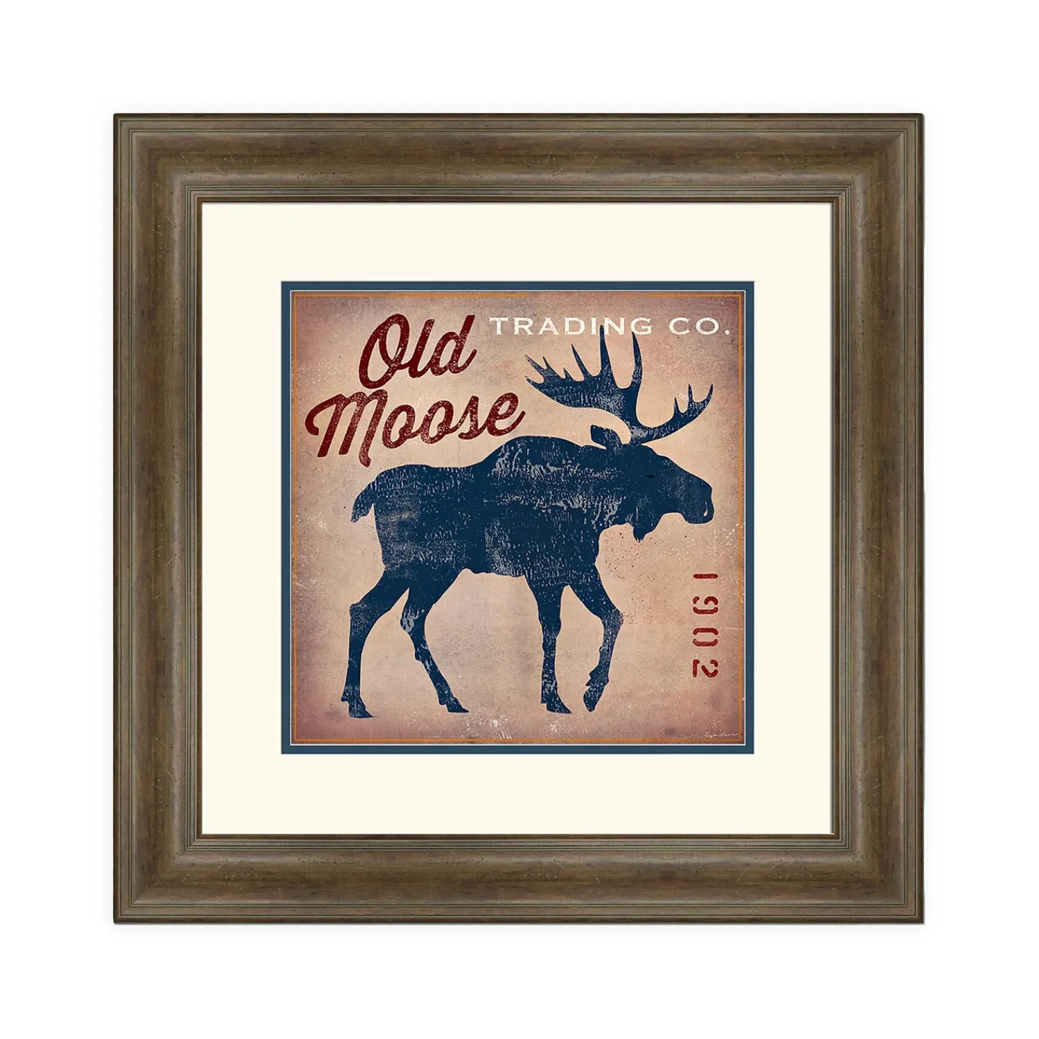 Plow & Hearth Wall Art>Old Moose Trading Framed Wall Art