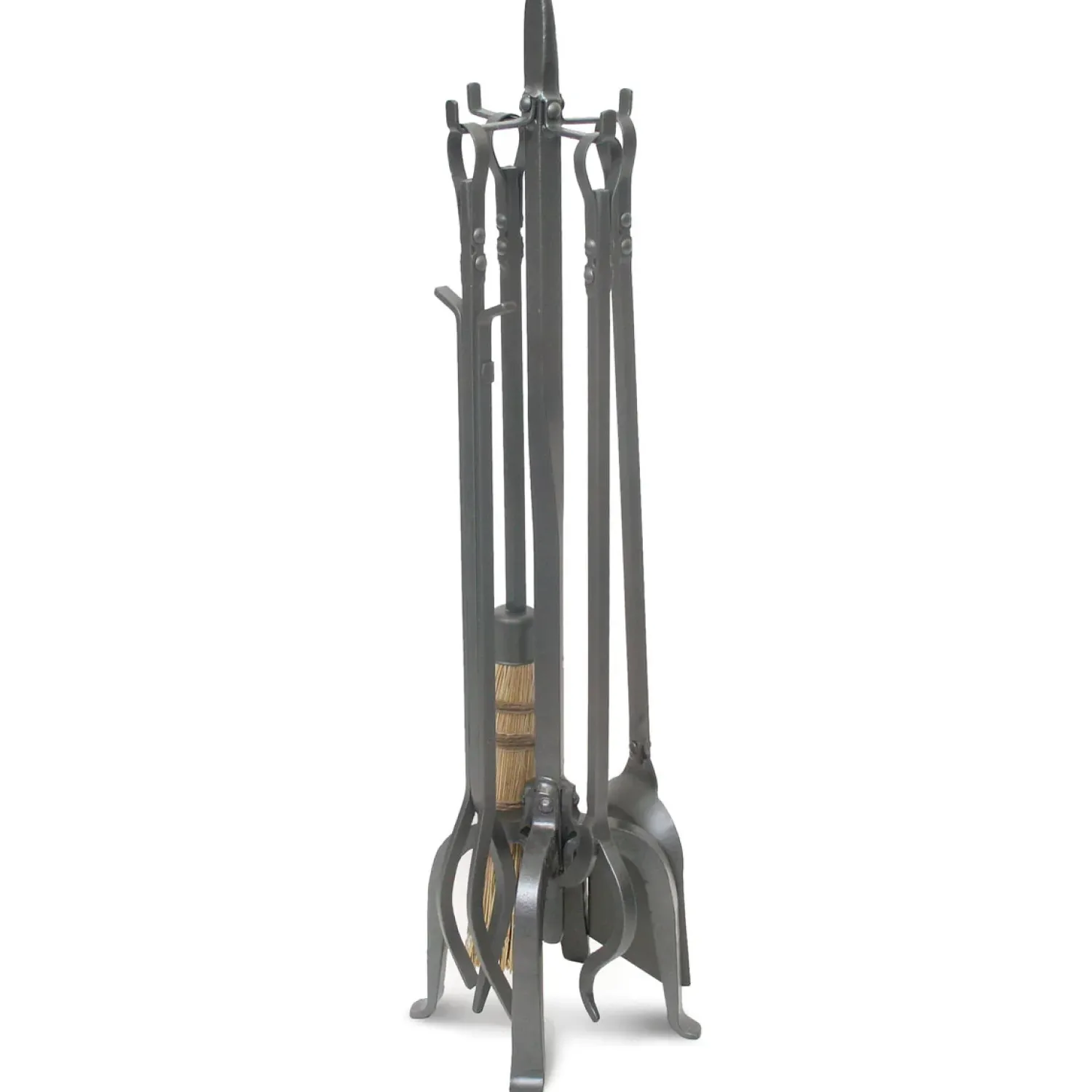 Plow & Hearth Fireplace Tool Sets>Old World Forged Iron Fireplace Tool Set