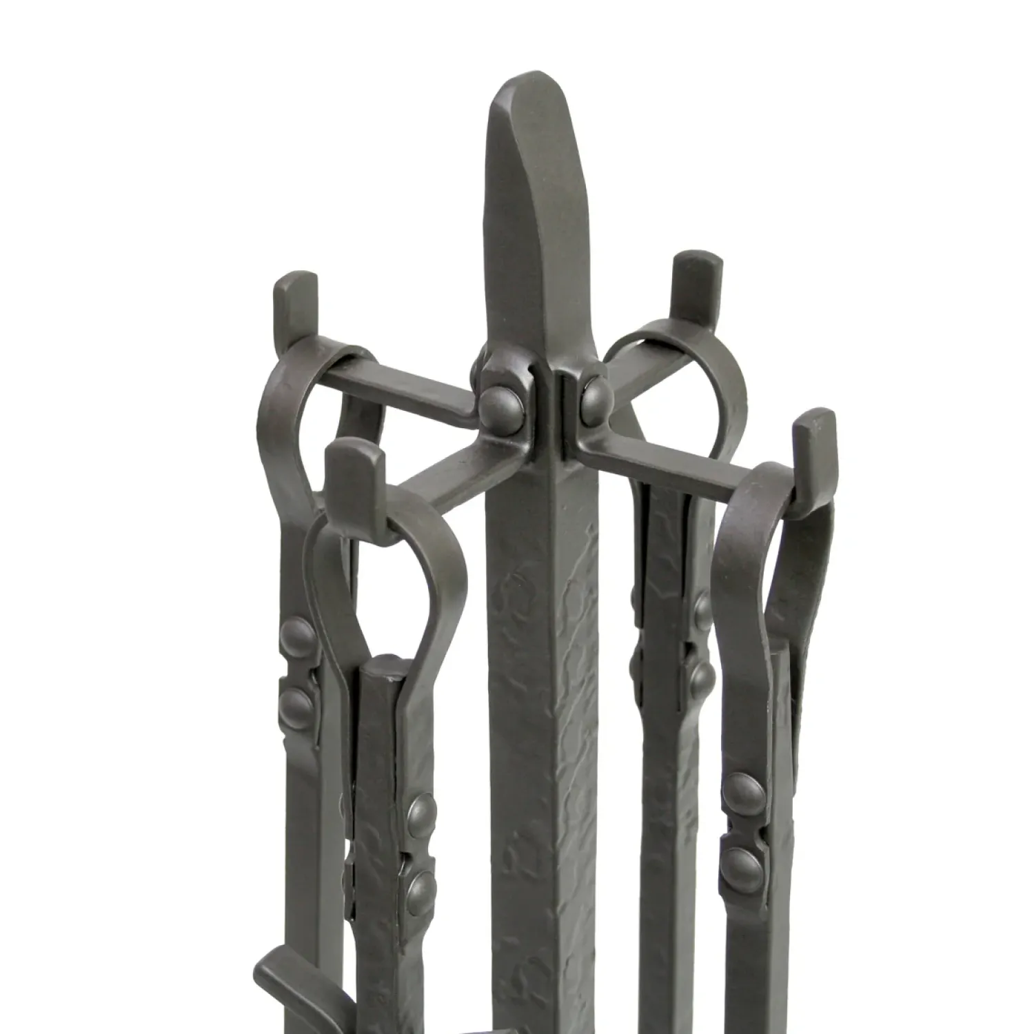 Plow & Hearth Fireplace Tool Sets>Old World Forged Iron Fireplace Tool Set