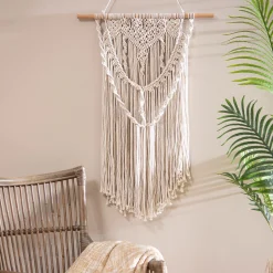 Plow & Hearth Wall Art>Oversized Braided Macrame Wall Décor