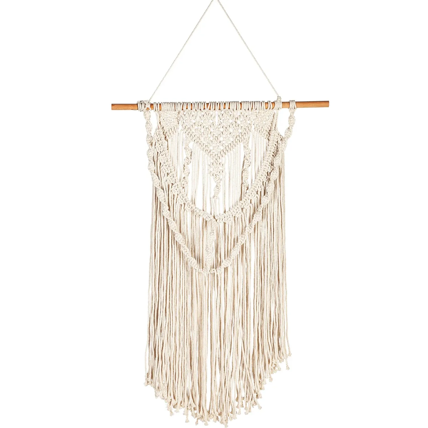 Plow & Hearth Wall Art>Oversized Braided Macrame Wall Décor