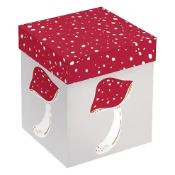 Plow & Hearth Wine Glasses>17oz. Stemless Figurine Glass w/ Gift Box, Mushroom
