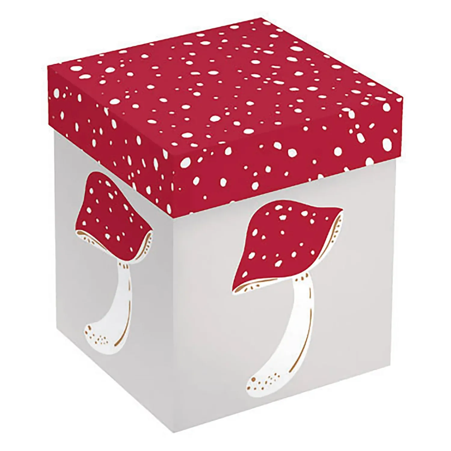 Plow & Hearth Wine Glasses>17oz. Stemless Figurine Glass w/ Gift Box, Mushroom