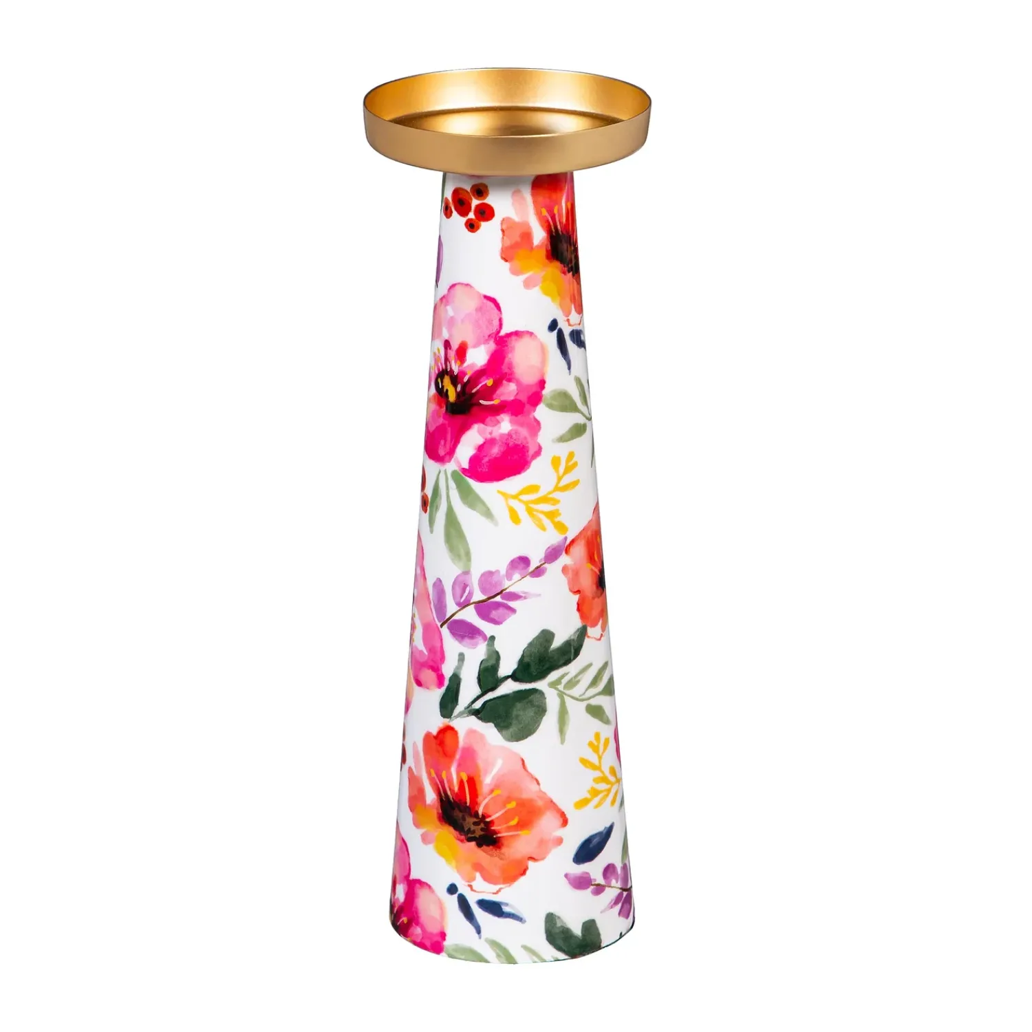 Plow & Hearth Decorative Accents|Candles & Lanterns>Pastels of Nature Metal Candle Holder Set