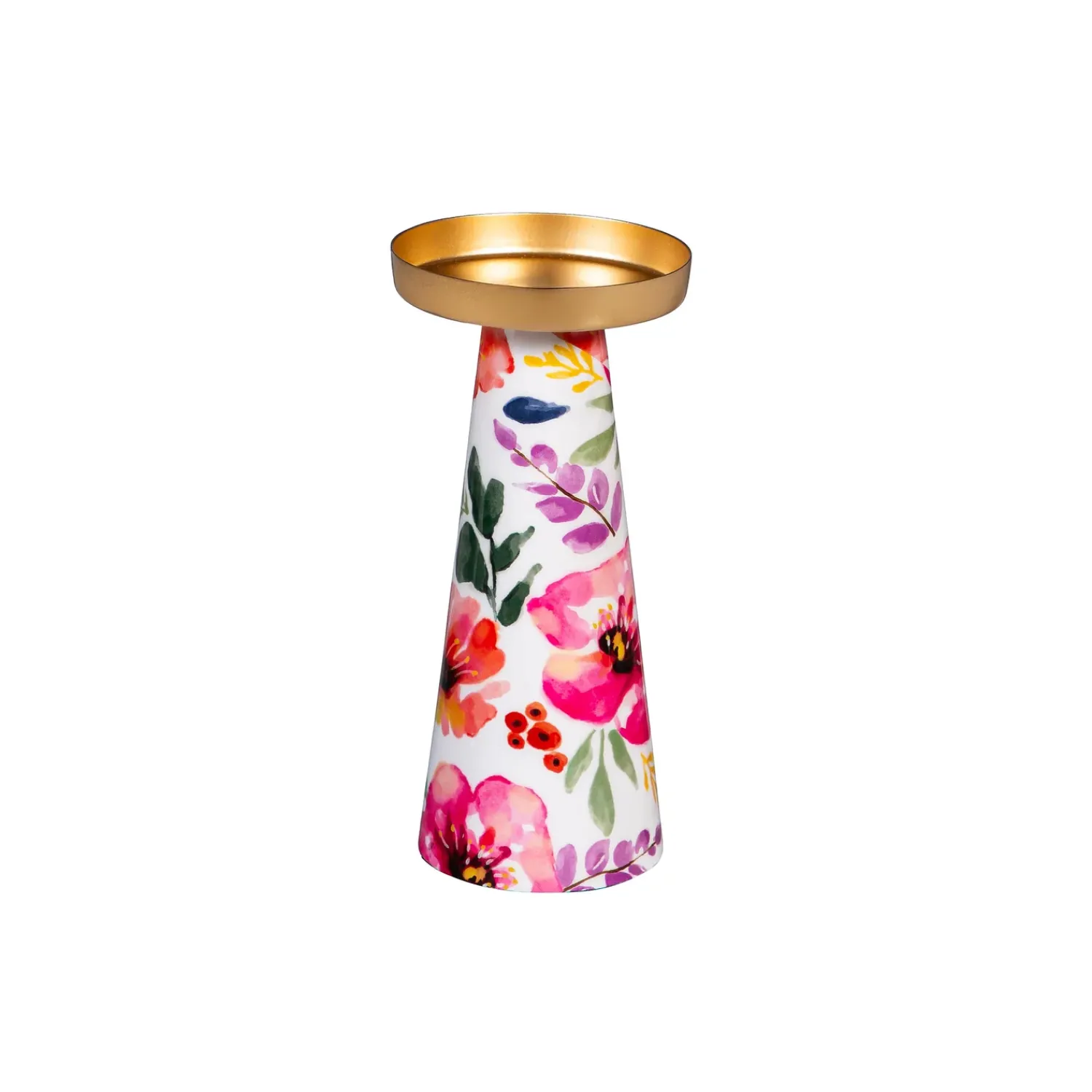 Plow & Hearth Decorative Accents|Candles & Lanterns>Pastels of Nature Metal Candle Holder Set