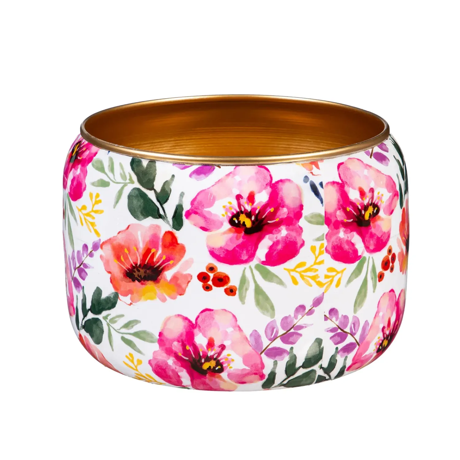 Plow & Hearth Planters & Plant Stands>Pastels of Nature Metal Planters, Set of 2