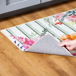 Plow & Hearth Washable Mats>Pastels of Nature Washable Accent Rug, 2' x 3'