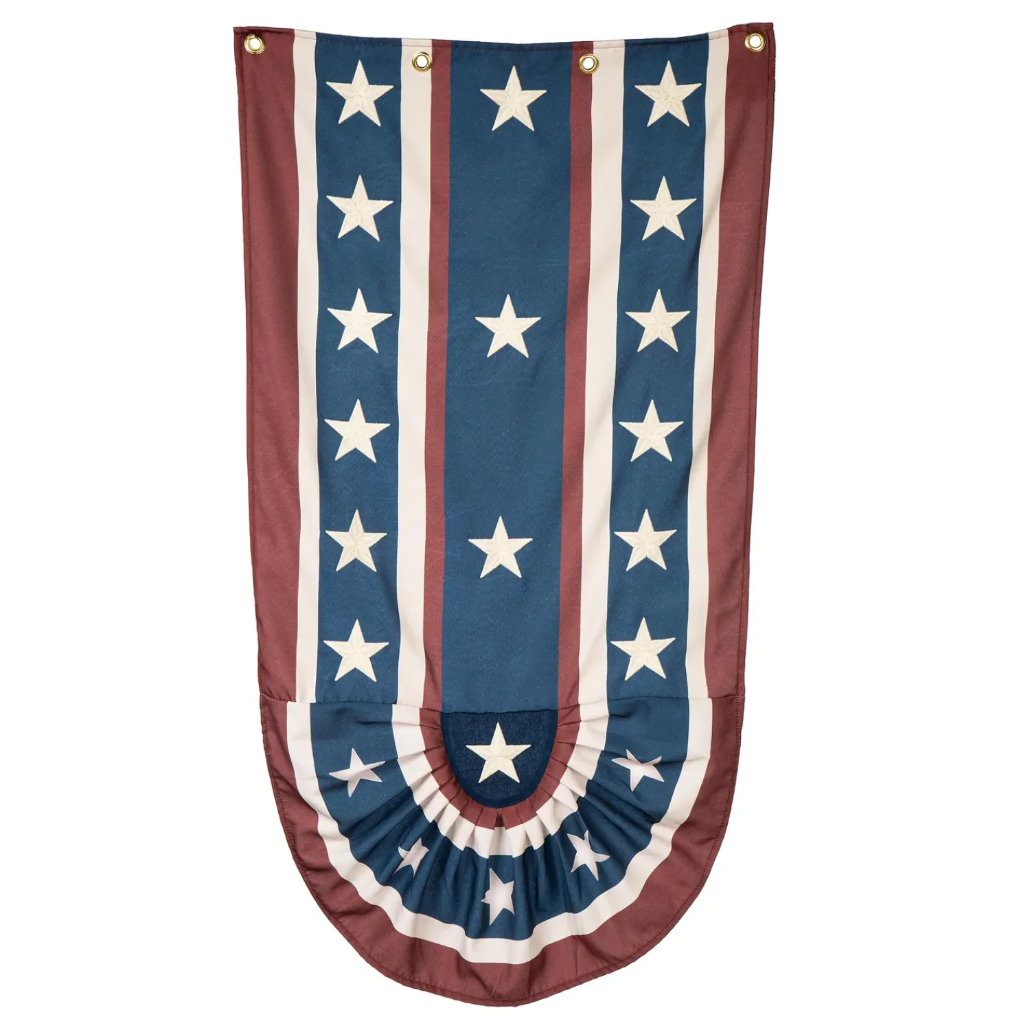 Plow & Hearth Bunting & Banners>Patriotic Vertical Bunting Banner