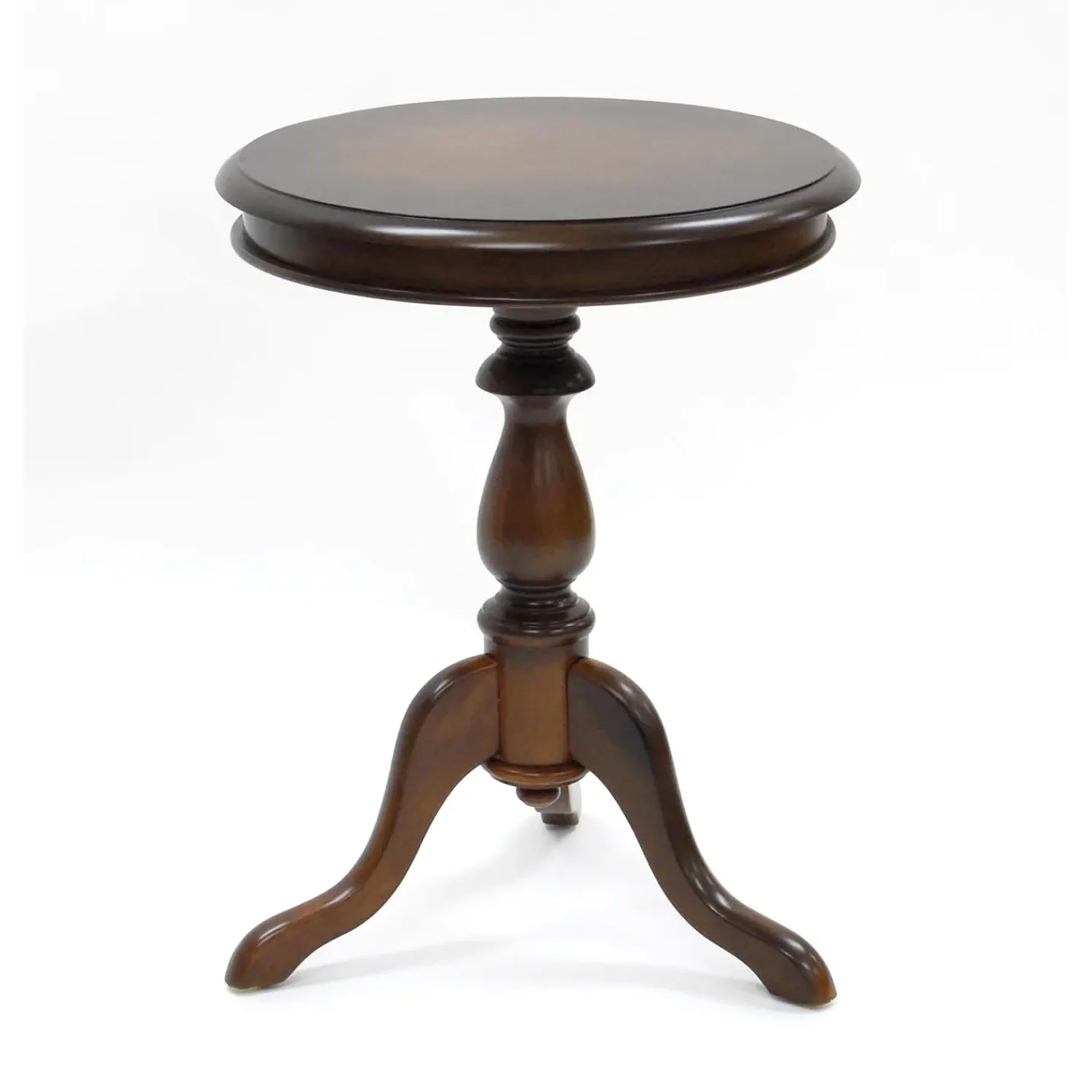 Plow & Hearth Accent Tables>Pedestal-Based Wooden Accent Table
