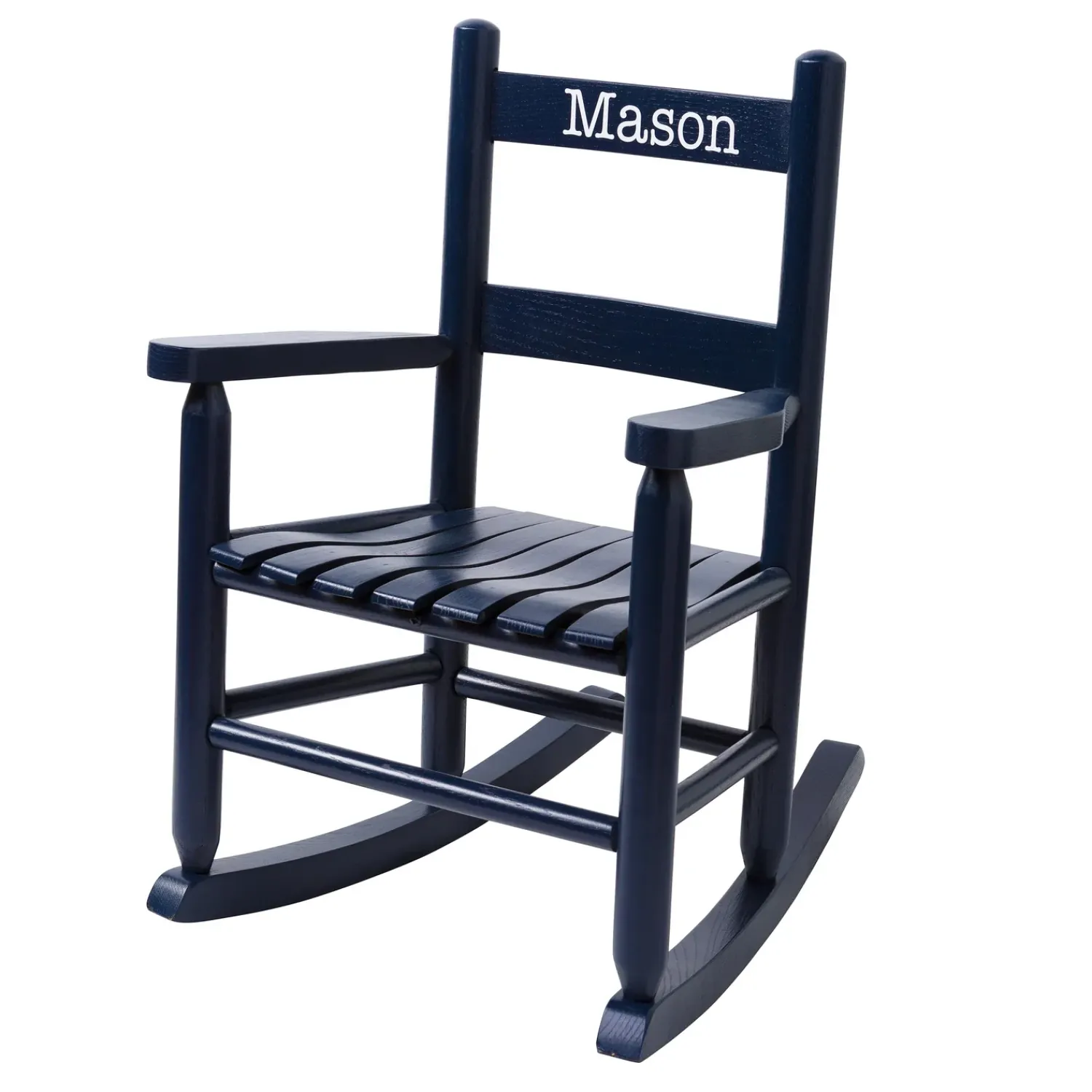 Plow & Hearth Chairs & Rockers|Rockers & Gliders>Personalized Child's Oak Ladderback Rocker