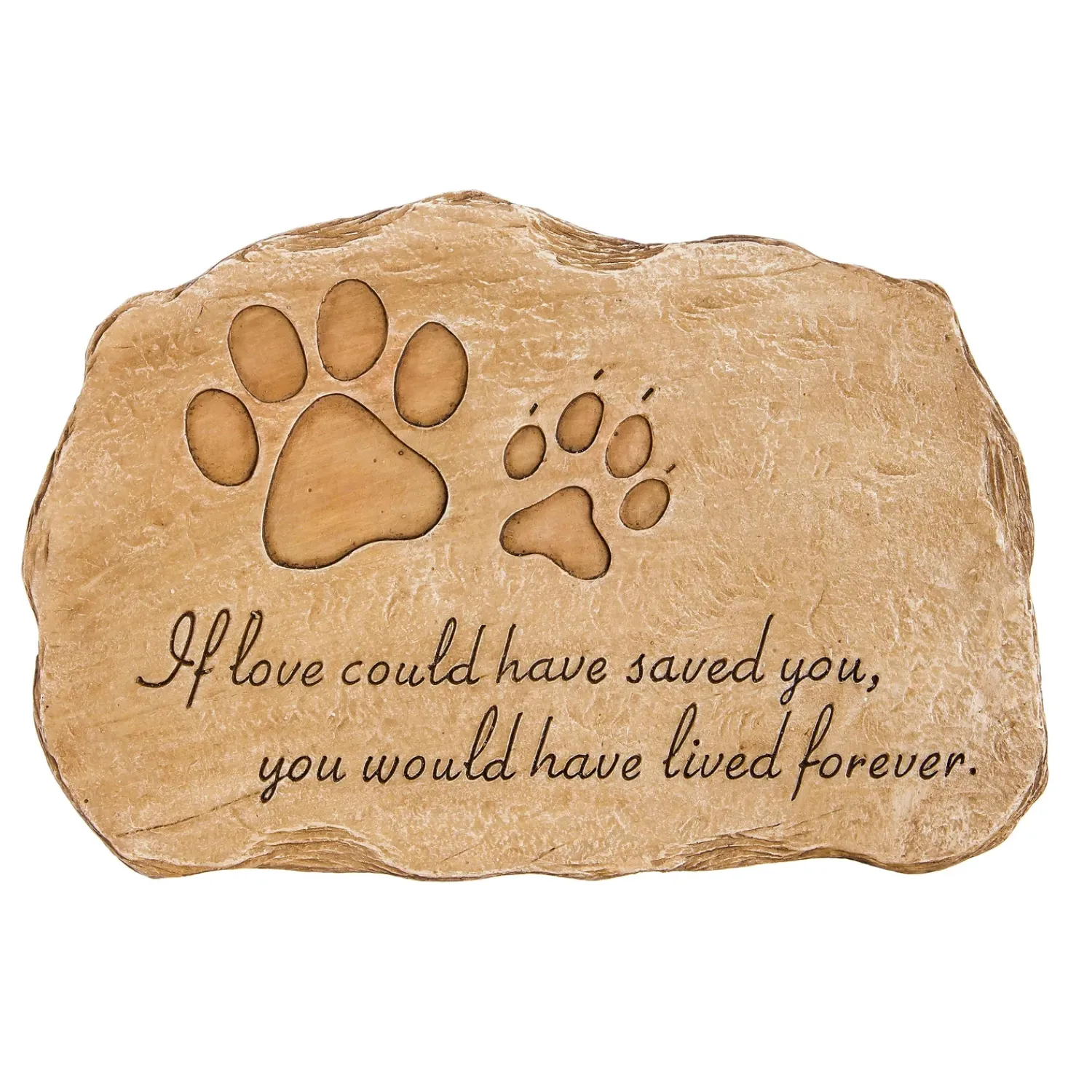 Plow & Hearth Memorial & Garden Plaques|Pet Products>Pet Devotion Garden Stone