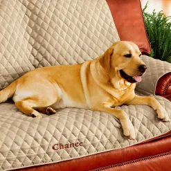 Plow & Hearth Furniture Covers|Pet Products>Pet Loveseat Polyester Protective Cover, Blue