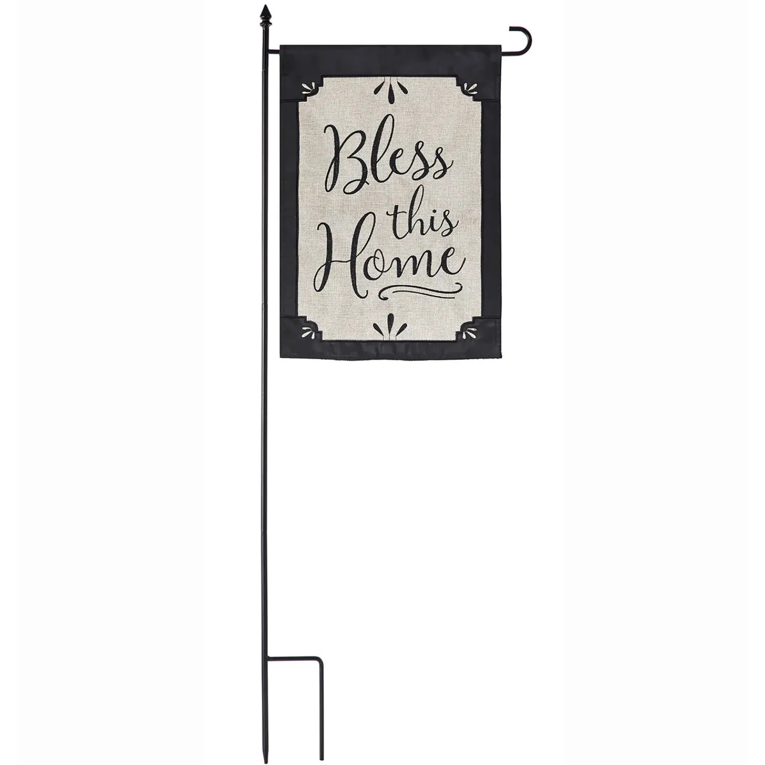 Plow & Hearth Flag Accessories>4-Piece Garden Flag Stand with Finial