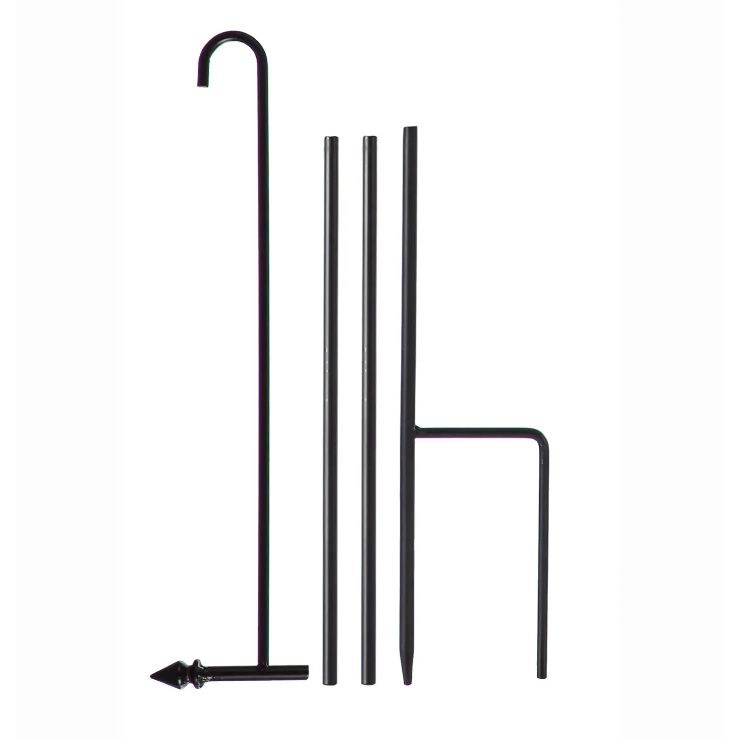 Plow & Hearth Flag Accessories>4-Piece Garden Flag Stand with Finial