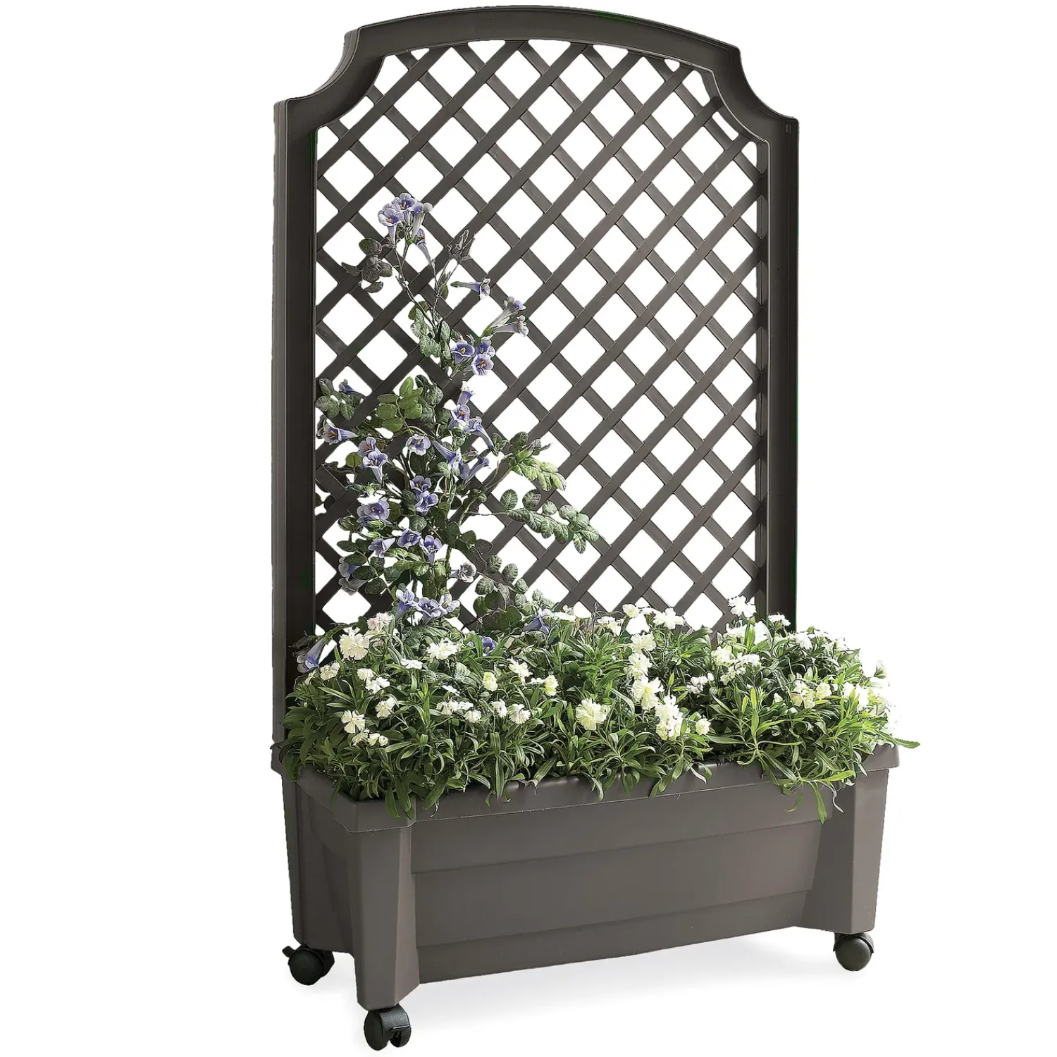 Plow & Hearth Planters & Plant Stands|Arbors & Trellises>Planter With Trellis And Self-Watering Reservoir