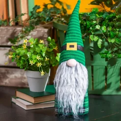 Plow & Hearth Decorative Accents>Plush St. Patrick's Day Gnome