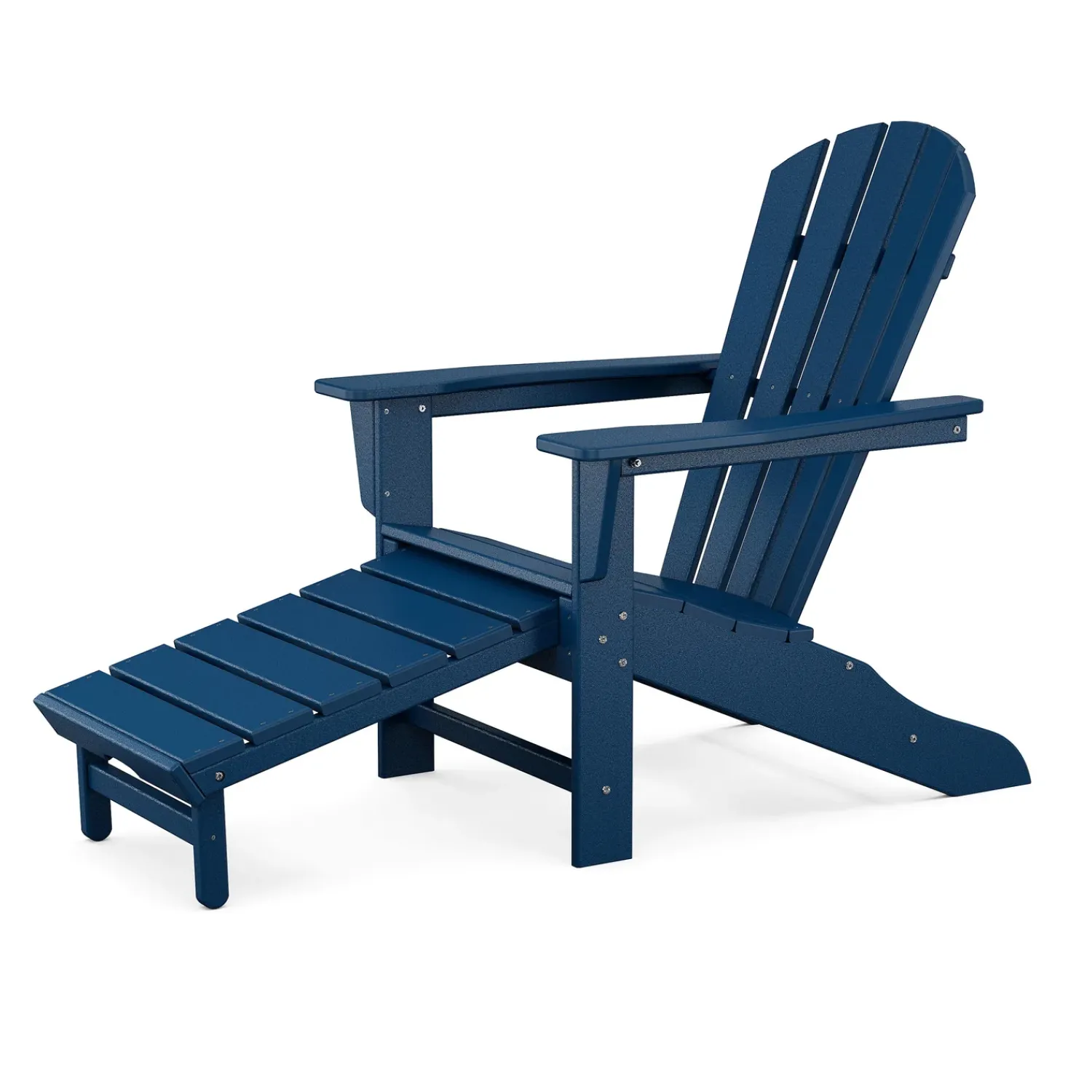 Plow & Hearth Chairs & Rockers|Rockers & Gliders>POLYWOOD® Adirondack Chair with Hideaway Ottoman