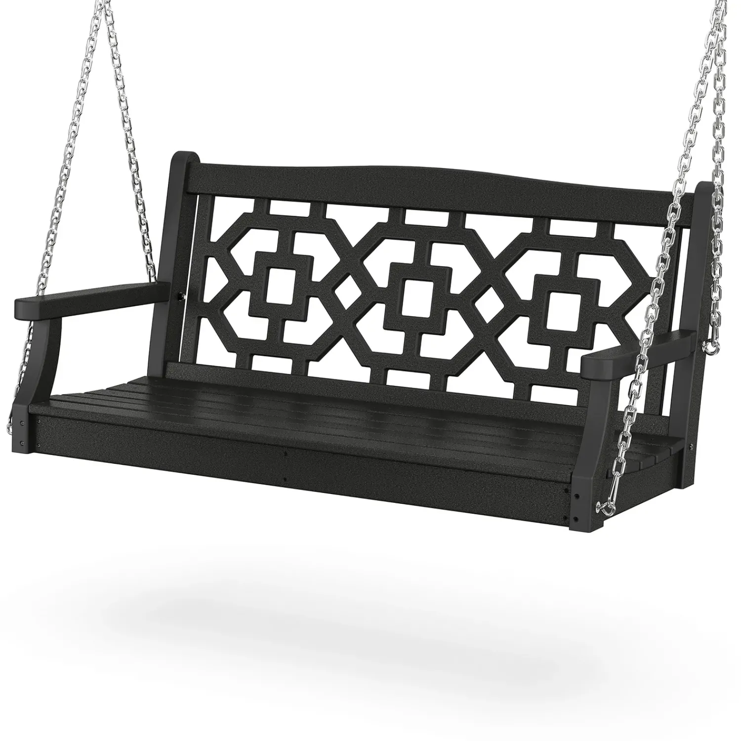 Plow & Hearth Swings & Hammocks>POLYWOOD® Chinoiserie Swing