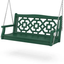 Plow & Hearth Swings & Hammocks>POLYWOOD® Chinoiserie Swing