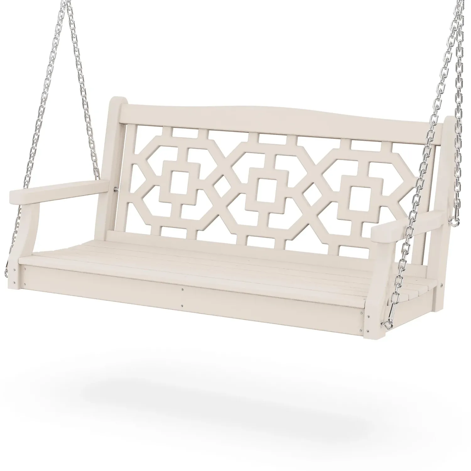 Plow & Hearth Swings & Hammocks>POLYWOOD® Chinoiserie Swing