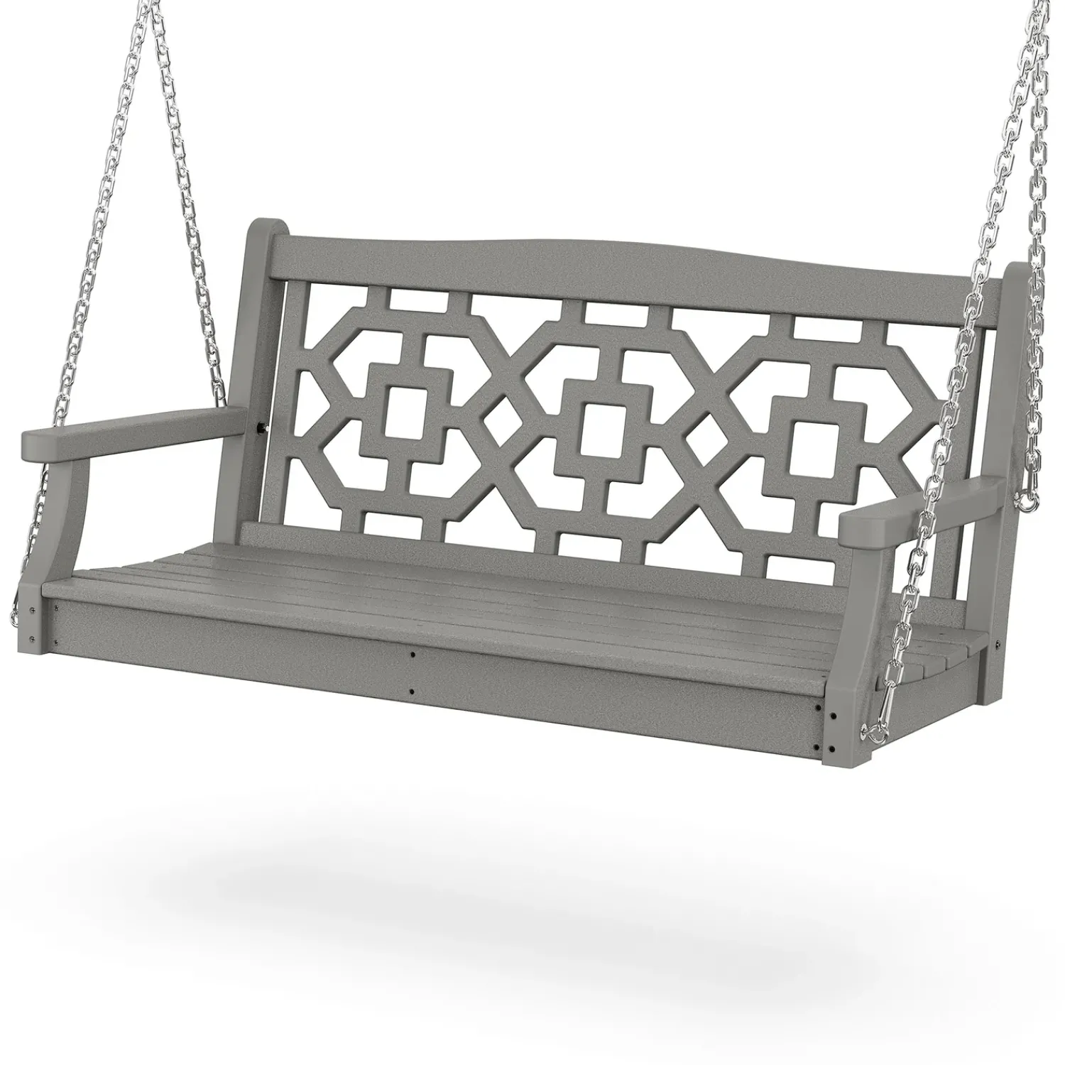 Plow & Hearth Swings & Hammocks>POLYWOOD® Chinoiserie Swing
