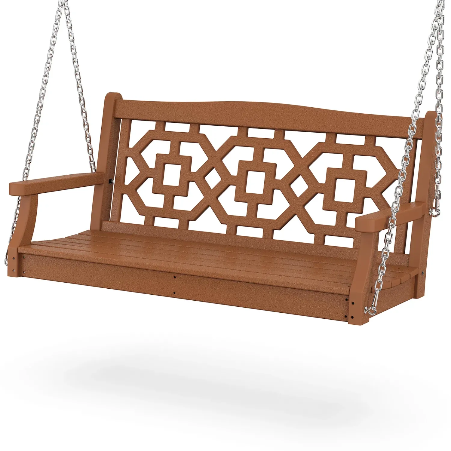 Plow & Hearth Swings & Hammocks>POLYWOOD® Chinoiserie Swing