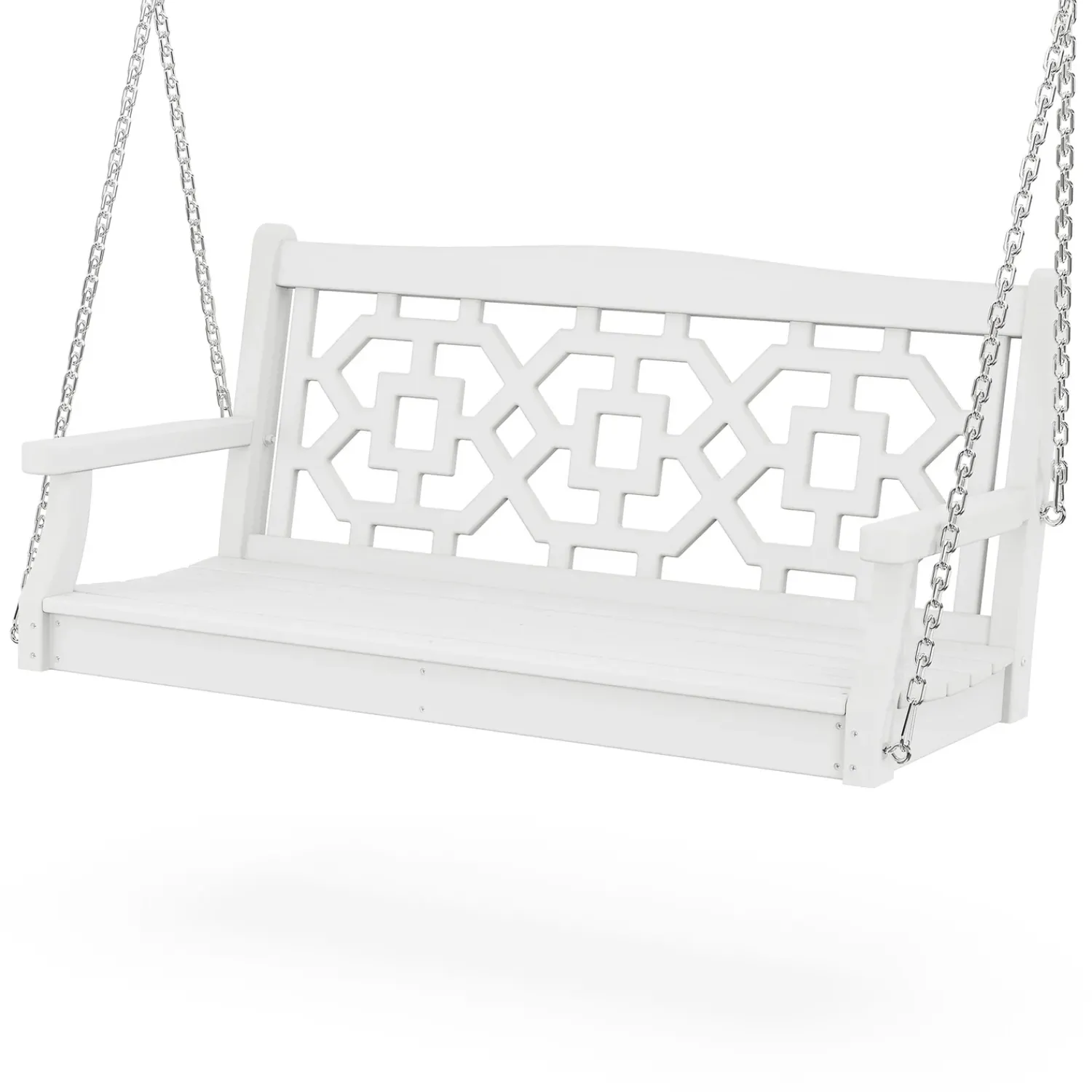 Plow & Hearth Swings & Hammocks>POLYWOOD® Chinoiserie Swing