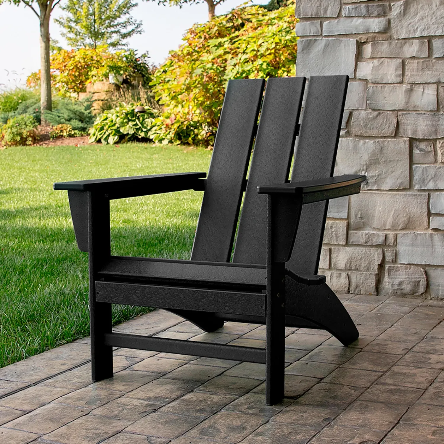 Plow & Hearth Chairs & Rockers|Rockers & Gliders>POLYWOOD® Modern Adirondack Chair