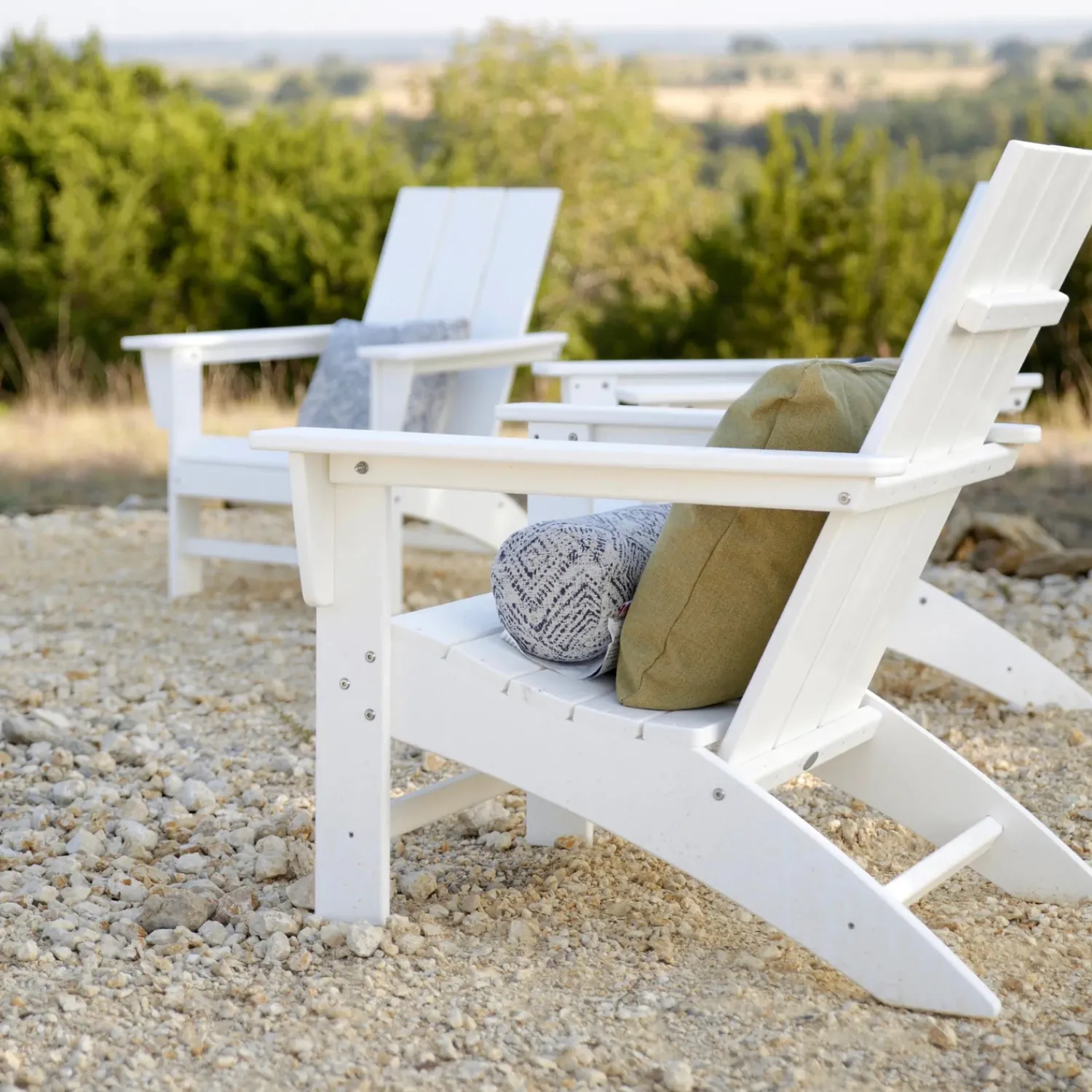 Plow & Hearth Chairs & Rockers|Rockers & Gliders>POLYWOOD® Modern Adirondack Chair