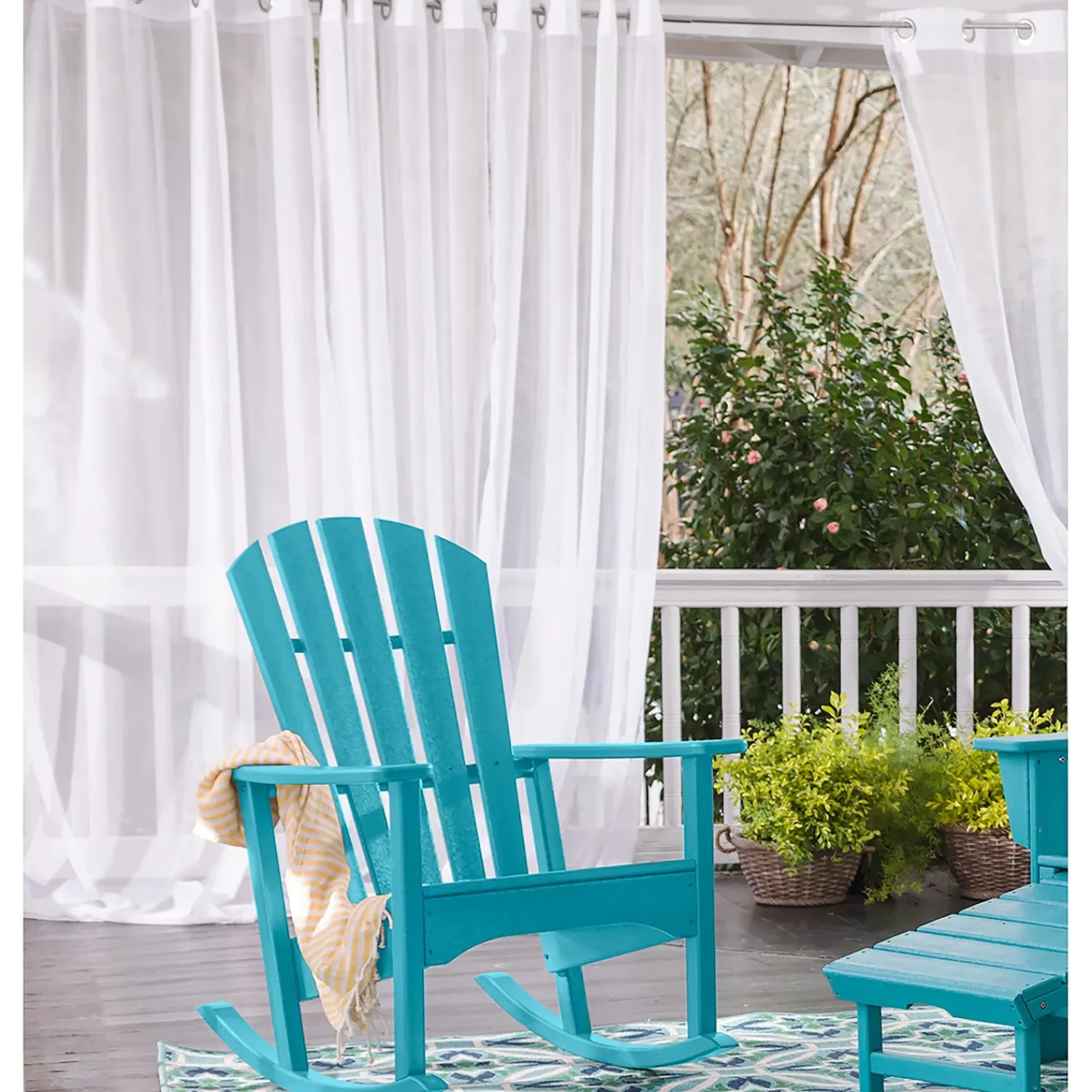 Plow & Hearth Chairs & Rockers|Rockers & Gliders>POLYWOOD® Outdoor Adirondack Rocking Chair