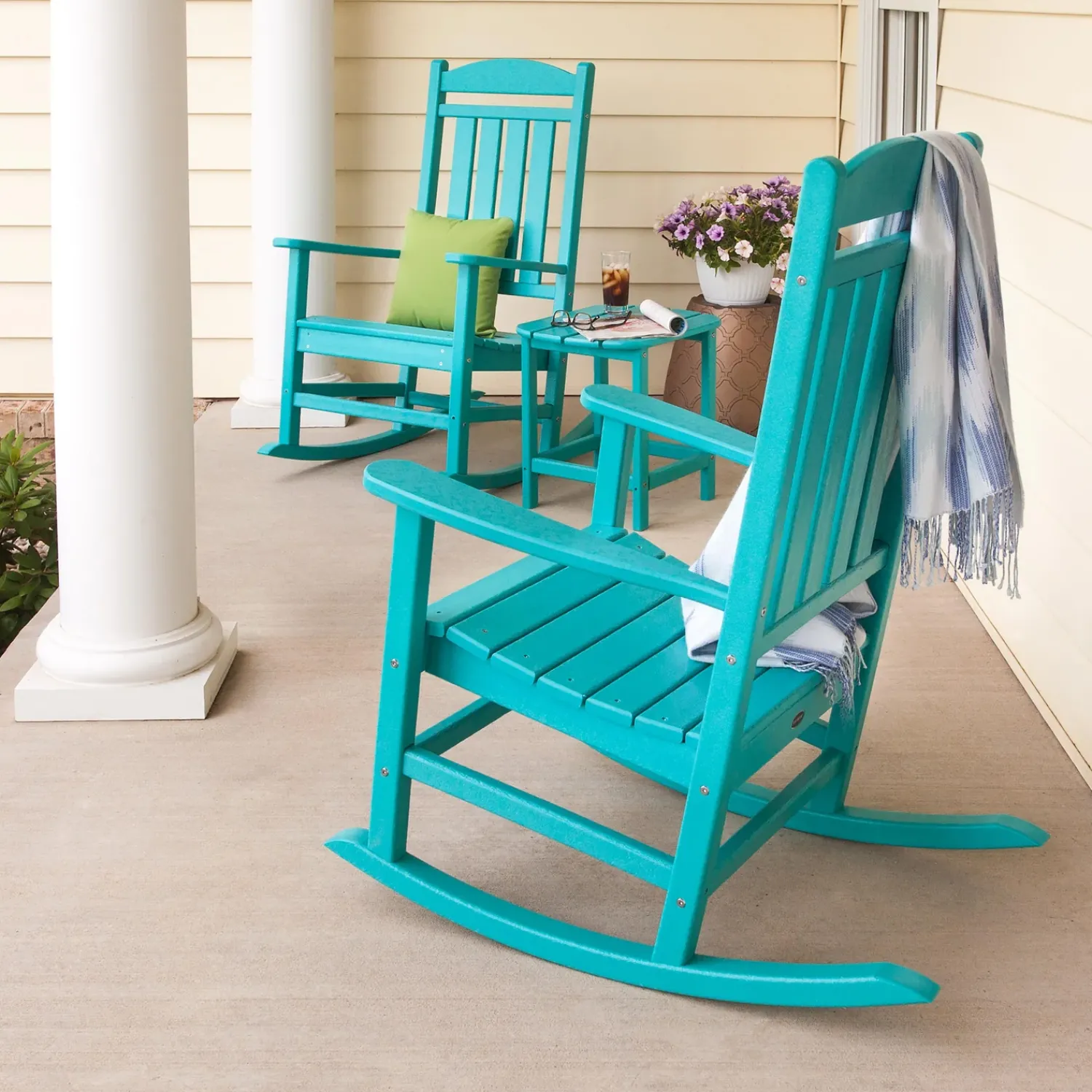 Plow & Hearth Chairs & Rockers|Rockers & Gliders>POLYWOOD® Presidential Rocking Chair