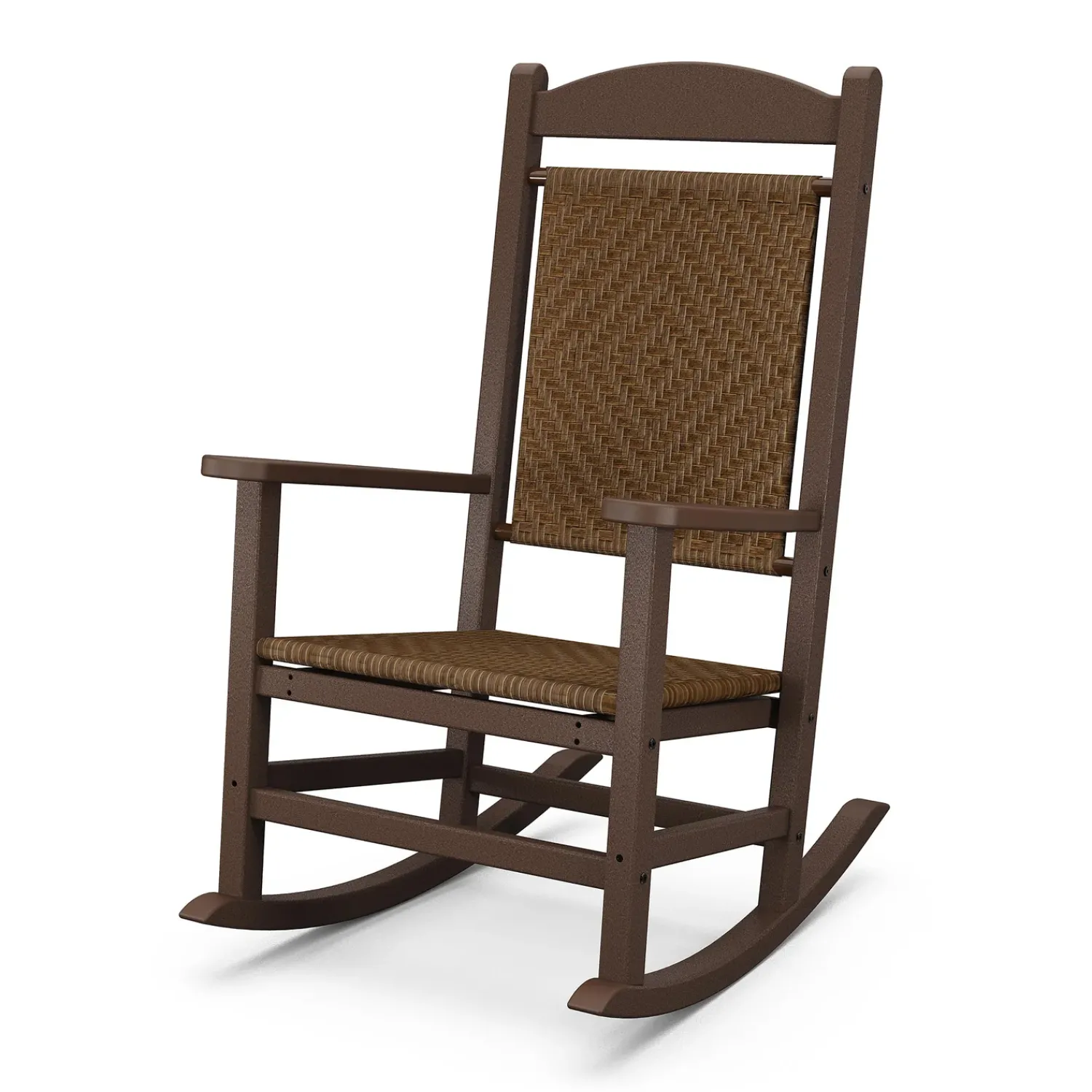 Plow & Hearth Chairs & Rockers|Rockers & Gliders>POLYWOOD® Presidential Woven Rocking Chair