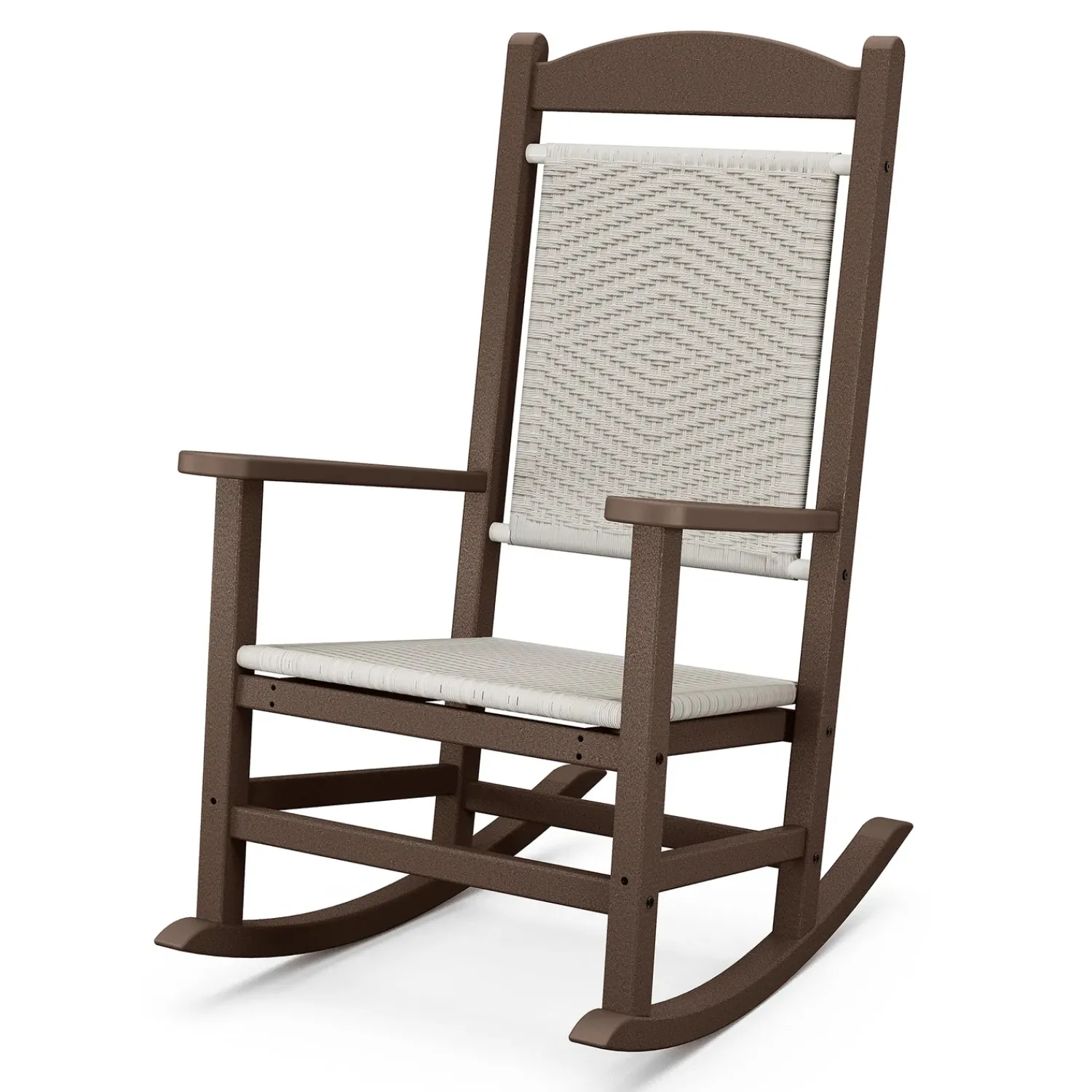 Plow & Hearth Chairs & Rockers|Rockers & Gliders>POLYWOOD® Presidential Woven Rocking Chair