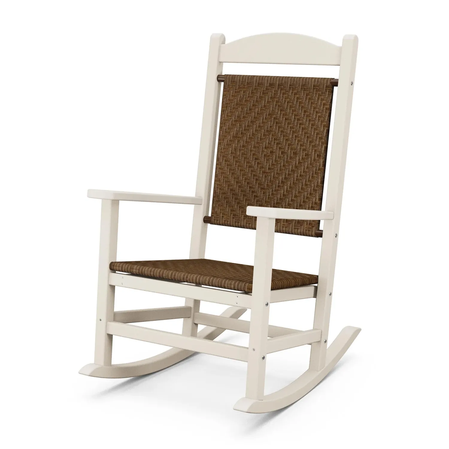 Plow & Hearth Chairs & Rockers|Rockers & Gliders>POLYWOOD® Presidential Woven Rocking Chair