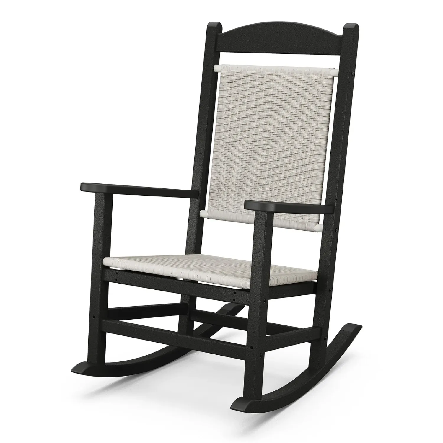 Plow & Hearth Chairs & Rockers|Rockers & Gliders>POLYWOOD® Presidential Woven Rocking Chair