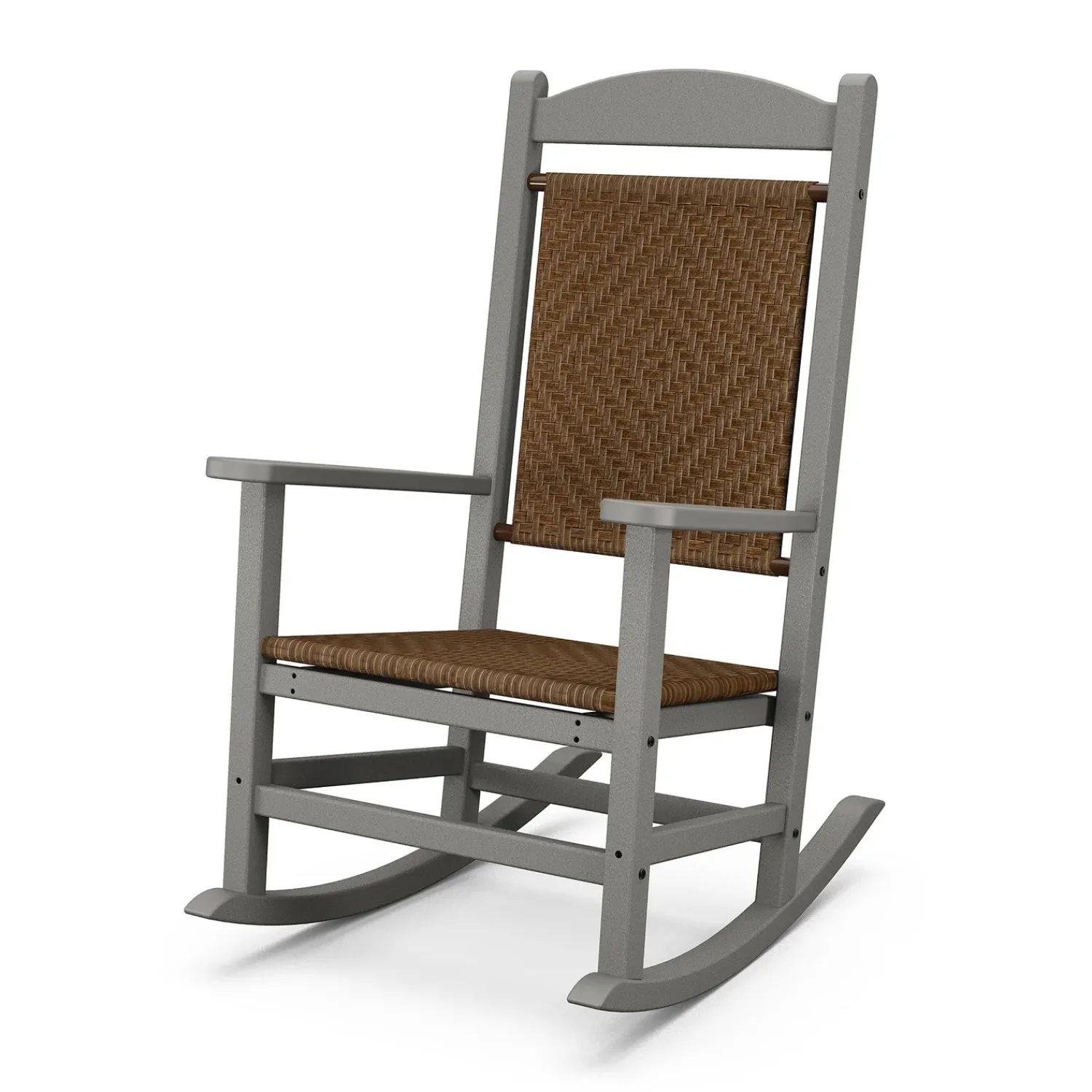 Plow & Hearth Chairs & Rockers|Rockers & Gliders>POLYWOOD® Presidential Woven Rocking Chair