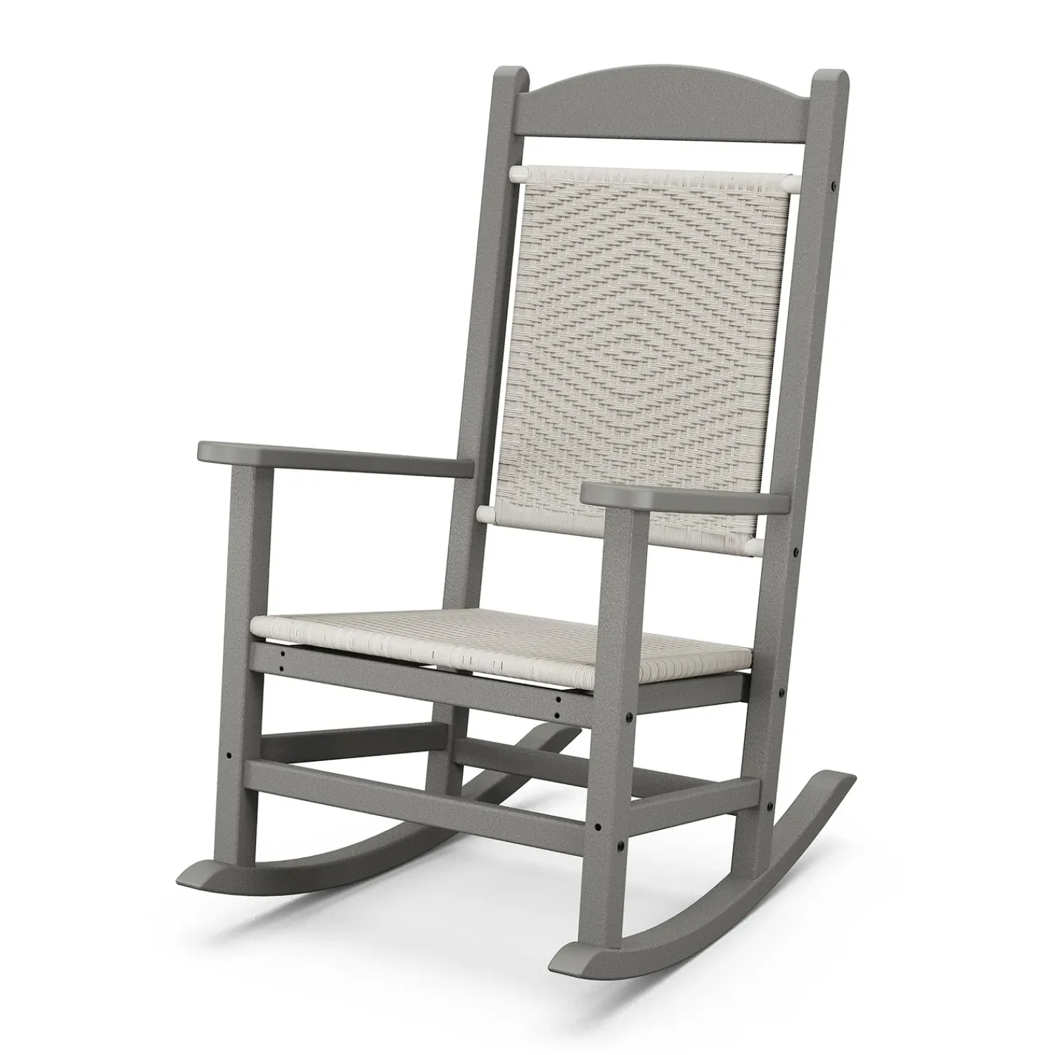 Plow & Hearth Chairs & Rockers|Rockers & Gliders>POLYWOOD® Presidential Woven Rocking Chair
