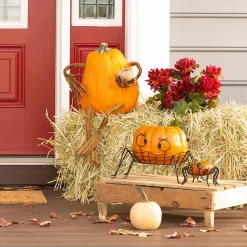 Plow & Hearth Decorative Accents>Posable Pumpkin Vine Arms and Legs Set