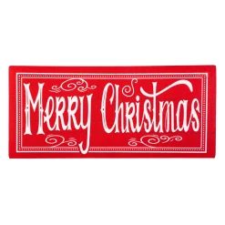 Plow & Hearth Interchangeable Mats>Quaint Merry Christmas Sassafras Switch Mat