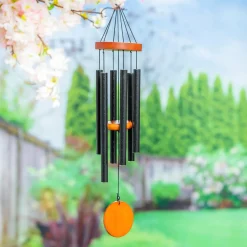 Plow & Hearth Wind Chimes & Mobiles>27" H Avria Hand Tuned Wind Chime, Amazing Grace