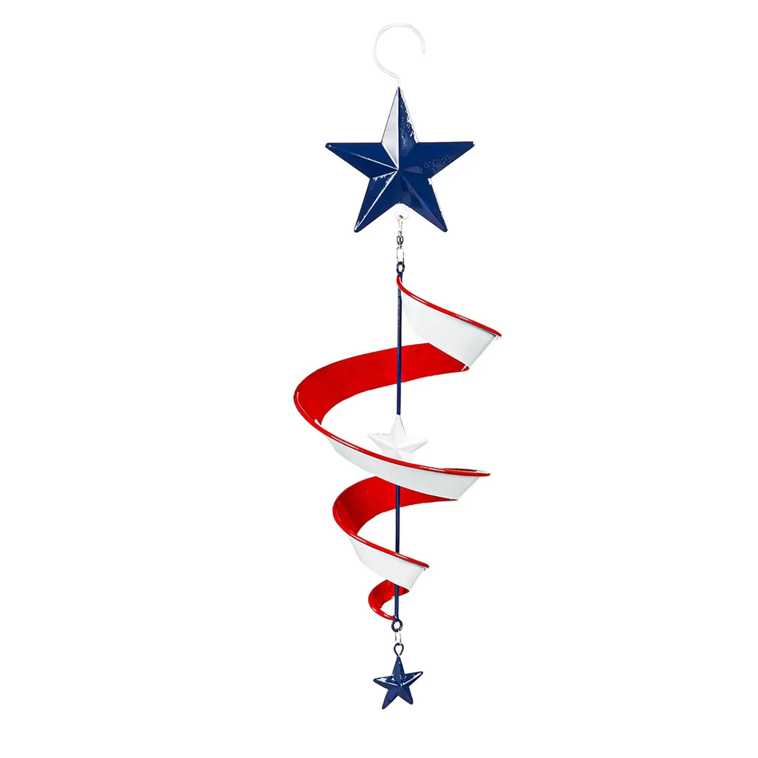 Plow & Hearth Wind Spinners>24"H Twirler, Stars and Stripes