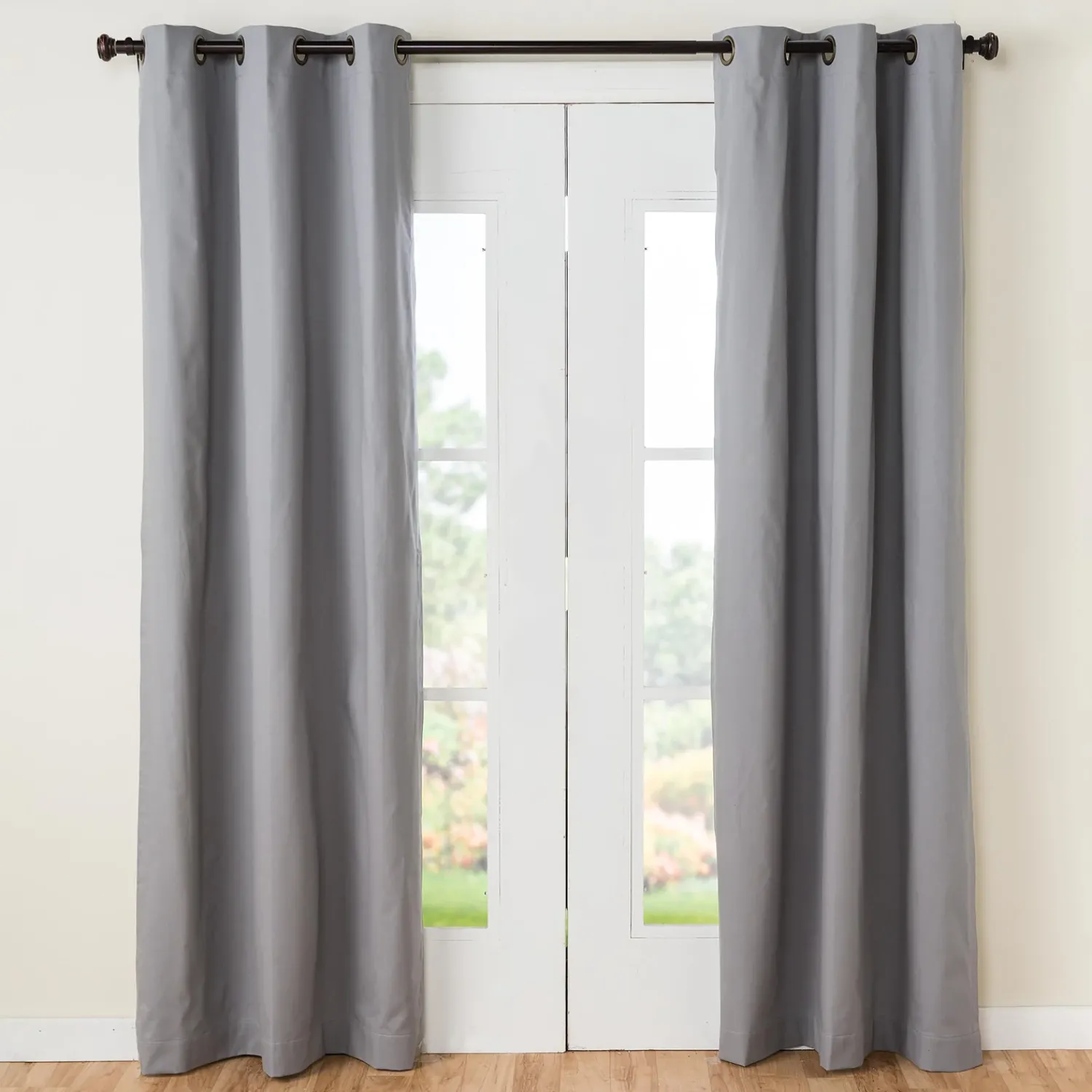 Plow & Hearth Curtain Panels>84"L Double-Width Thermalogic Energy Efficient Insulated Solid Grommet-Top Curtain Pair
