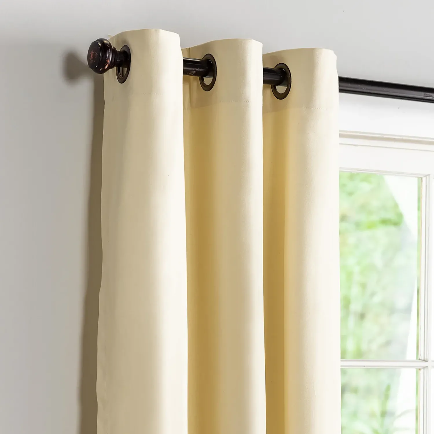 Plow & Hearth Curtain Panels>84"L Double-Width Thermalogic Energy Efficient Insulated Solid Grommet-Top Curtain Pair