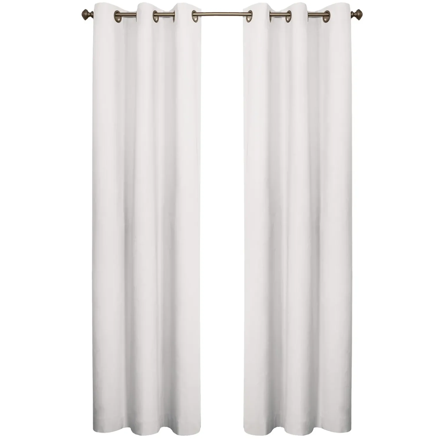 Plow & Hearth Curtain Panels>84"L Double-Width Thermalogic Energy Efficient Insulated Solid Grommet-Top Curtain Pair